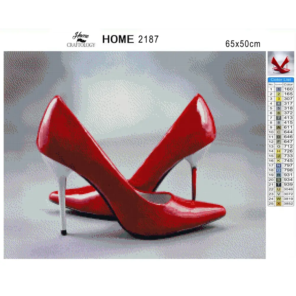 Red Stilettos - Premium Diamond Painting Kit - Diamond Painting Kit