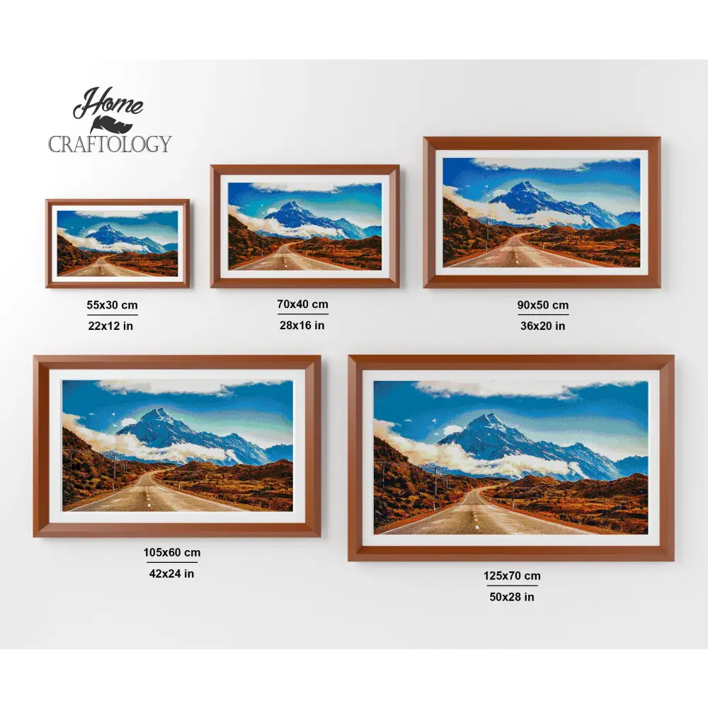 Road Trip in New Zealand - Premium Diamond Painting Kit - Diamond Painting Kit