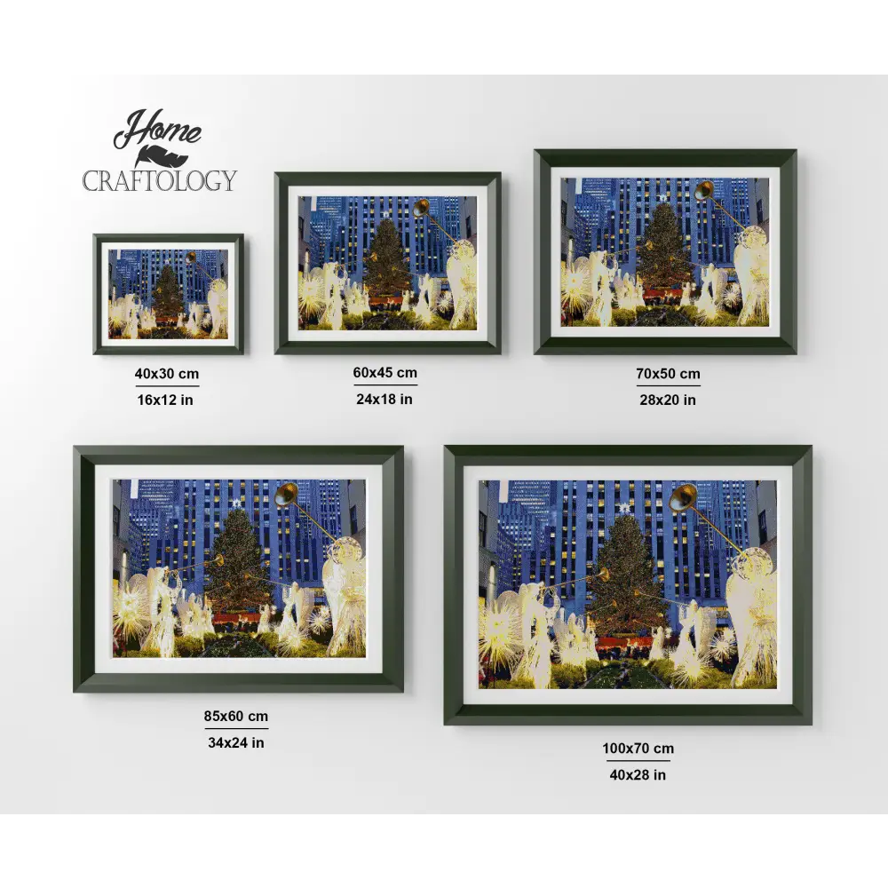 Rockefeller Center Christmas Tree - Premium Diamond Painting Kit - Diamond Painting Kit