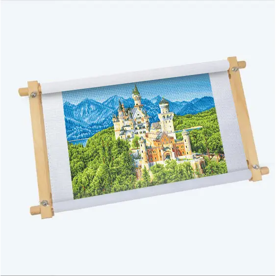 Romantic Castle Kit - Cross Stitch - With Frame - Cross Stitch Kit