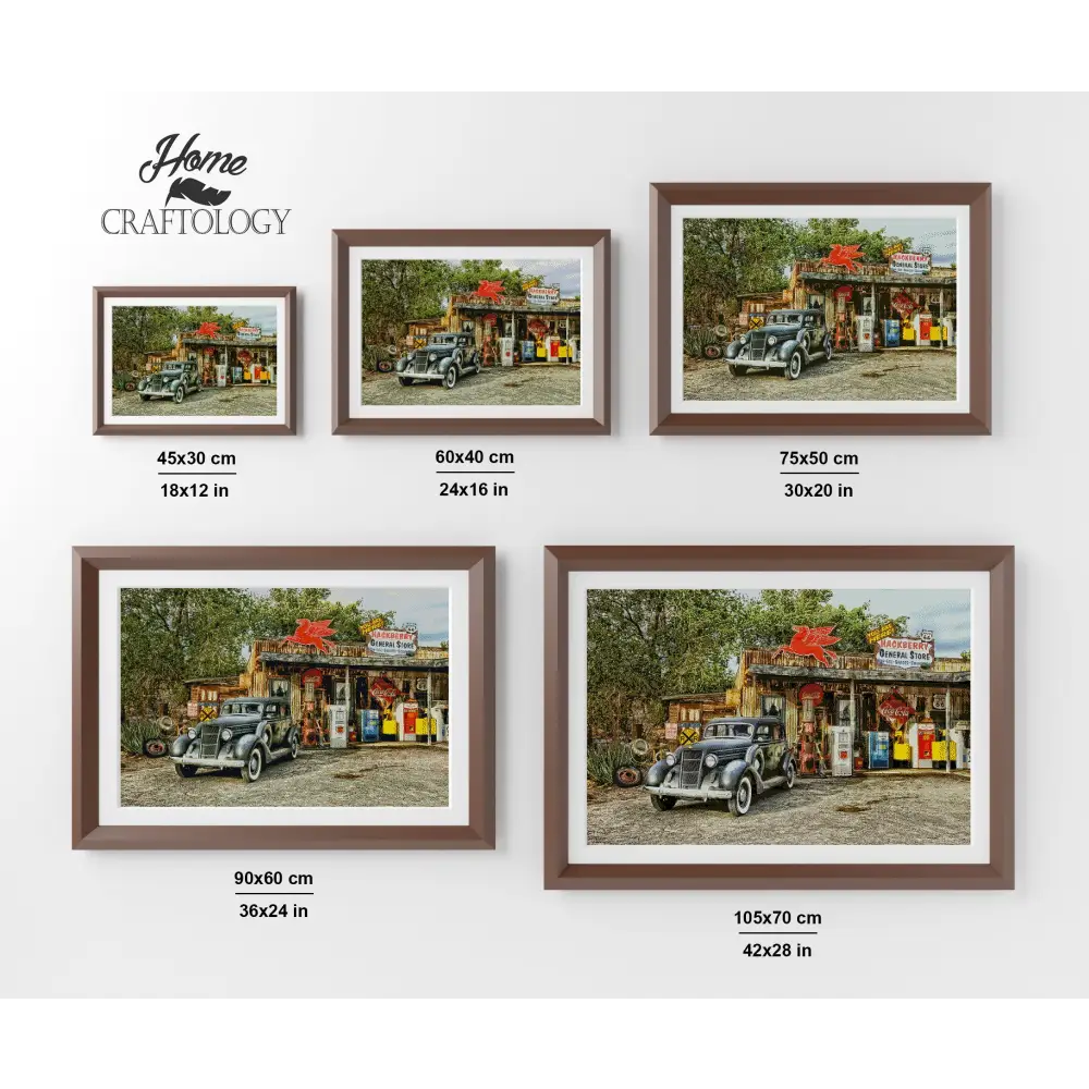 Route 66 - Premium Diamond Painting Kit - Diamond Painting Kit
