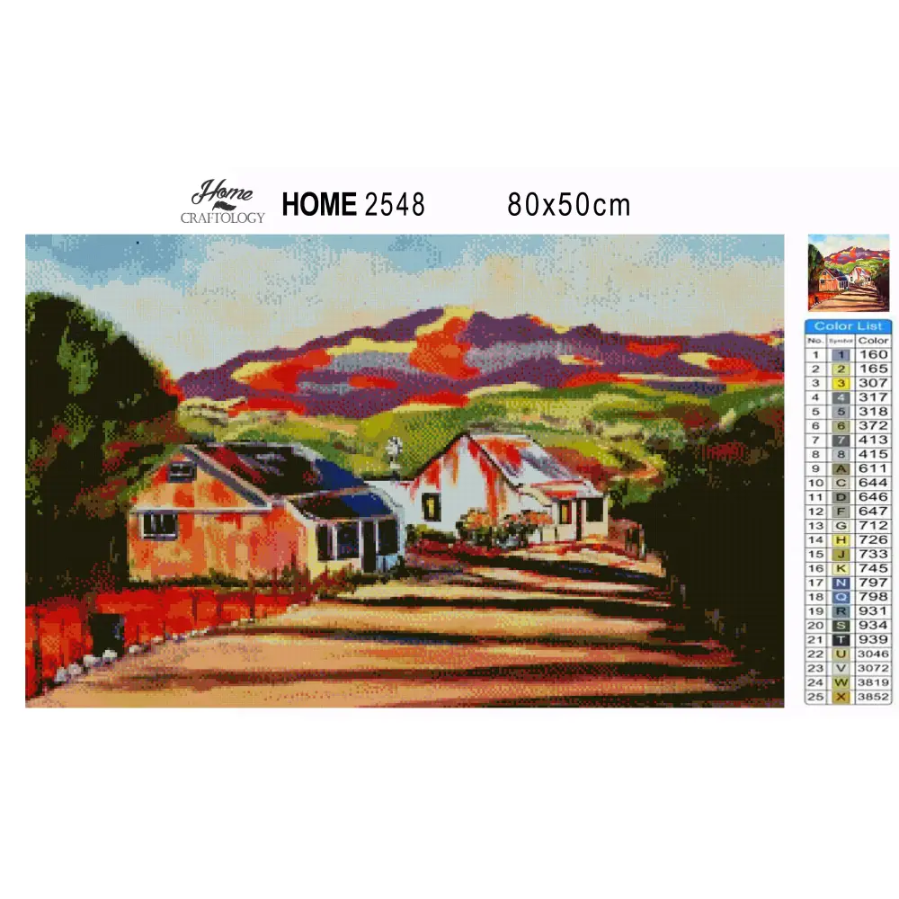 Rural Living - Premium Diamond Painting Kit - Diamond Painting Kit