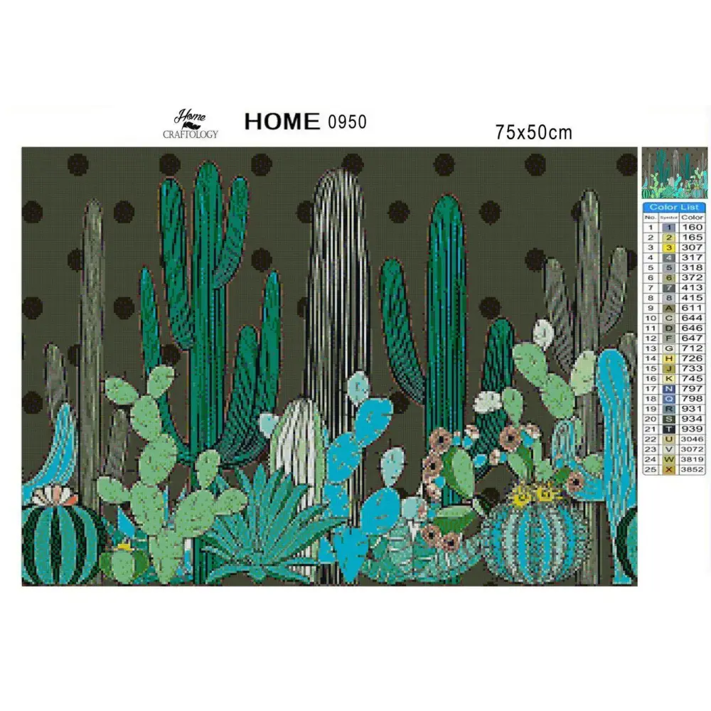 Saguaro Cactus - Diamond Painting Kit - Home Craftology