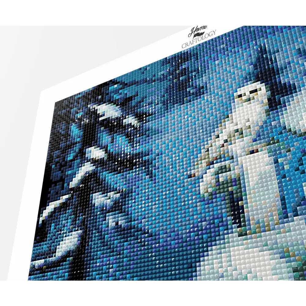 Santa in the Snow - Premium Diamond Painting Kit - Diamond Painting Kit