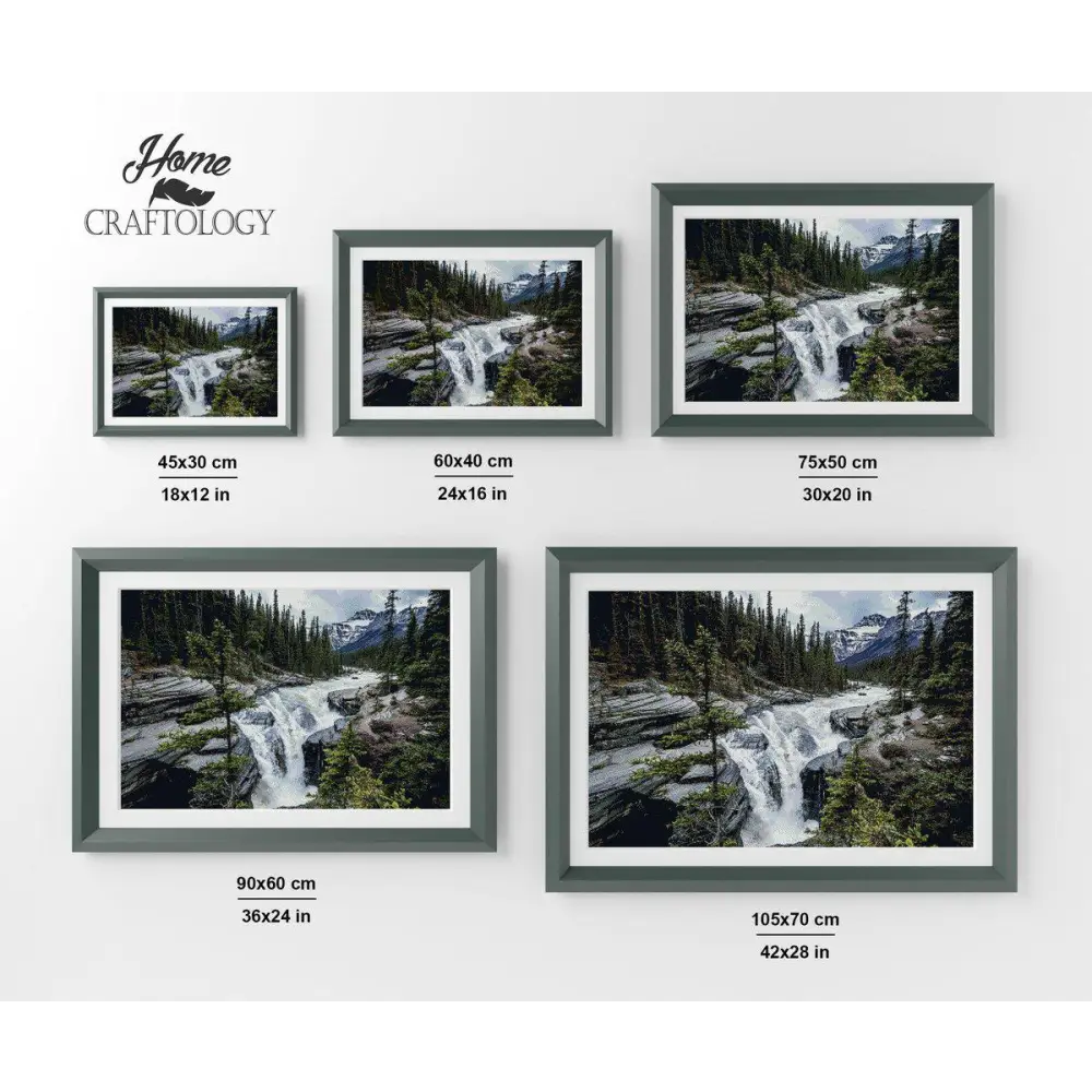 Scenic Waterfall - Premium Diamond Painting Kit - Diamond Painting Kit