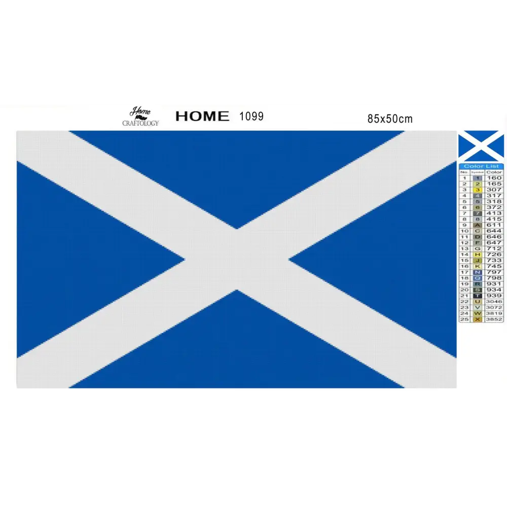 Scotland Flag - Premium Diamond Painting Kit - Diamond Painting Kit
