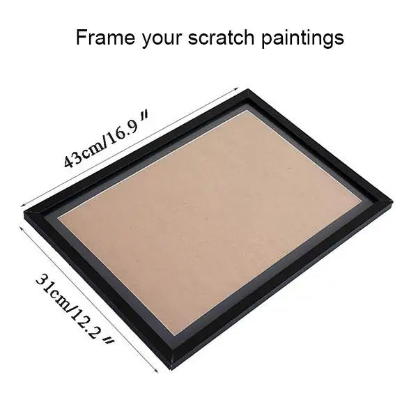 Scratch Art Frame - Scratch Painting