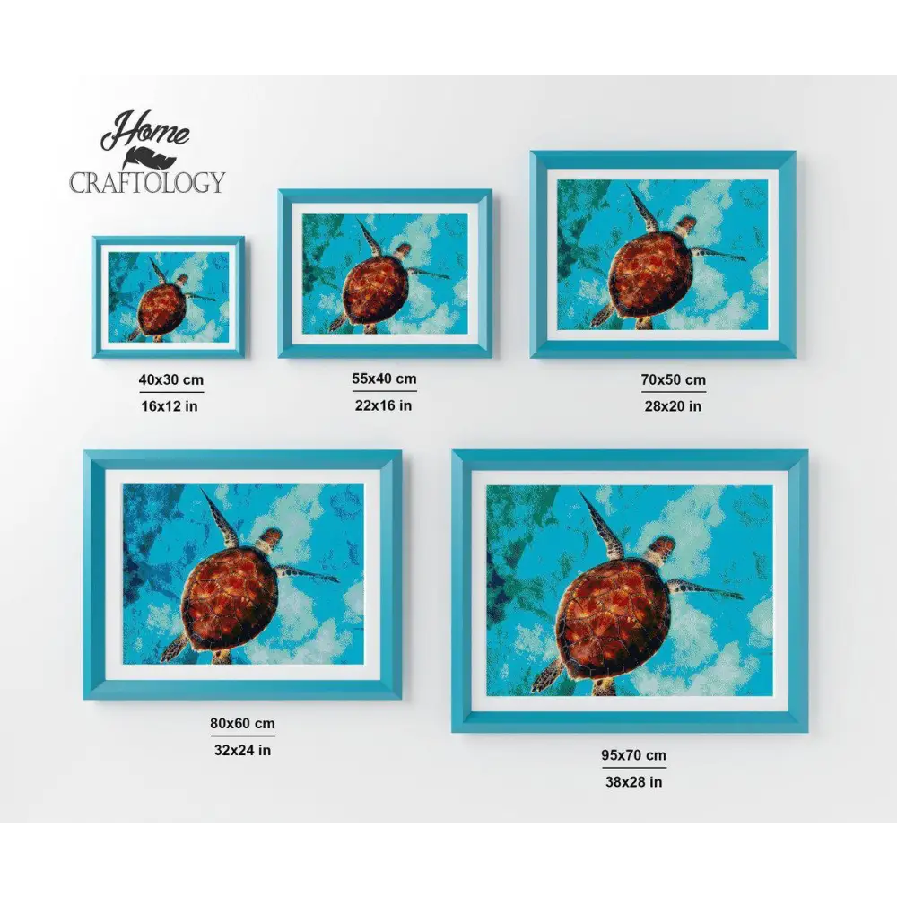 Sea Turtle - Premium Diamond Painting Kit - Diamond Painting Kit