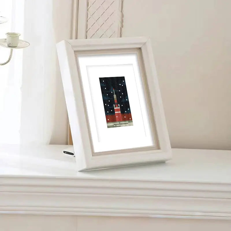 Set of 10 Famous Landmarks - Mini Diamond Painting Kits - Mini Painting