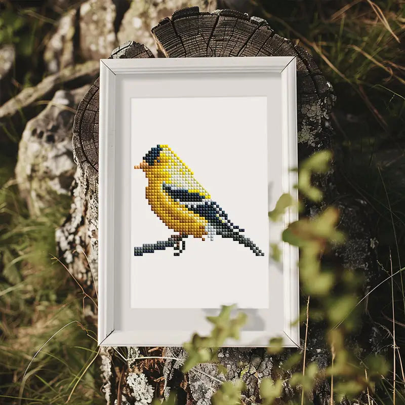 Set of 12 Birds - Mini Diamond Painting Kits - Mini Painting