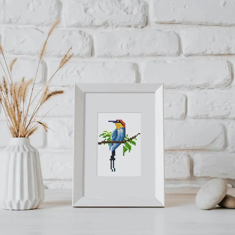 Set of 12 Birds - Mini Diamond Painting Kits - Mini Painting