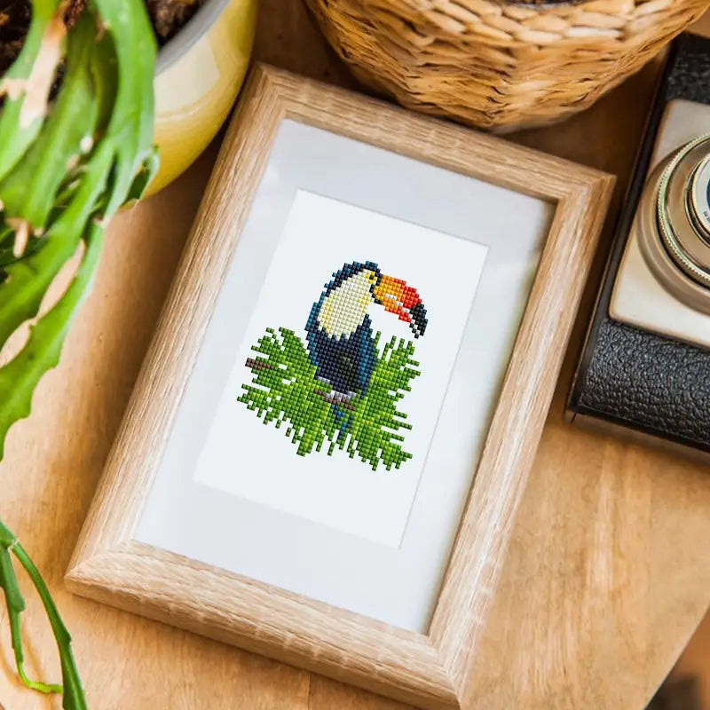 Set of 12 Birds - Mini Diamond Painting Kits - Mini Painting