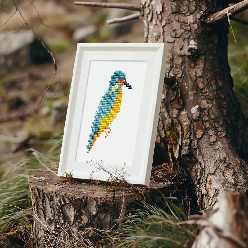 Set of 12 Birds - Mini Diamond Painting Kits - Mini Painting