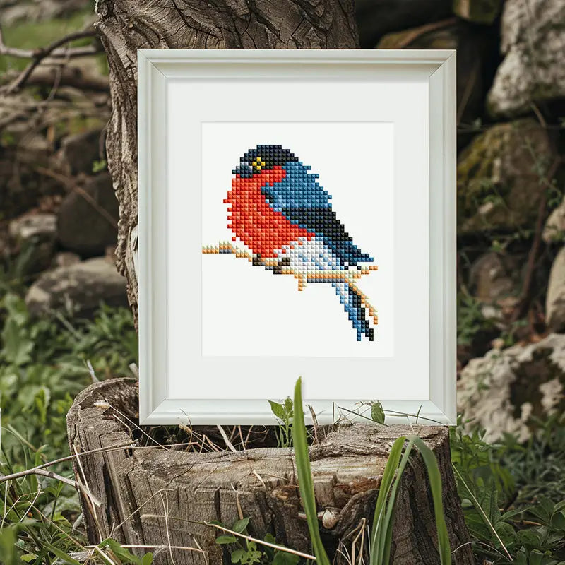 Set of 12 Birds - Mini Diamond Painting Kits - Mini Painting