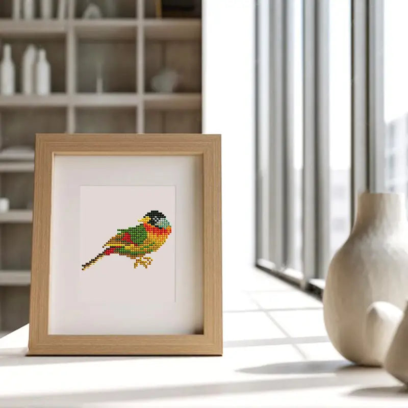 Set of 12 Birds - Mini Diamond Painting Kits - Mini Painting