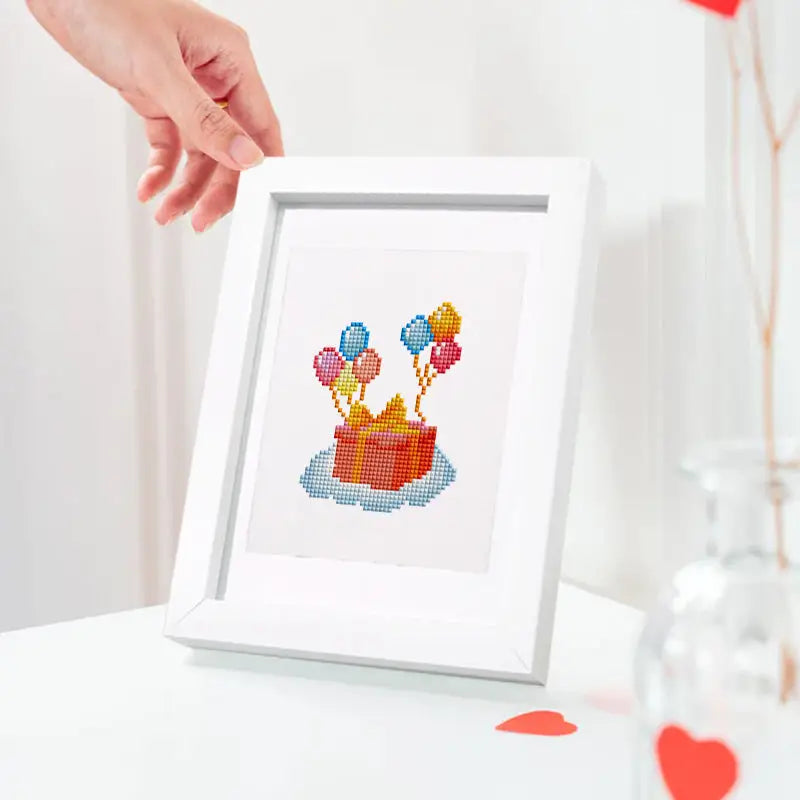 Set of 12 Birthday - Mini Diamond Painting Kits - Mini Painting