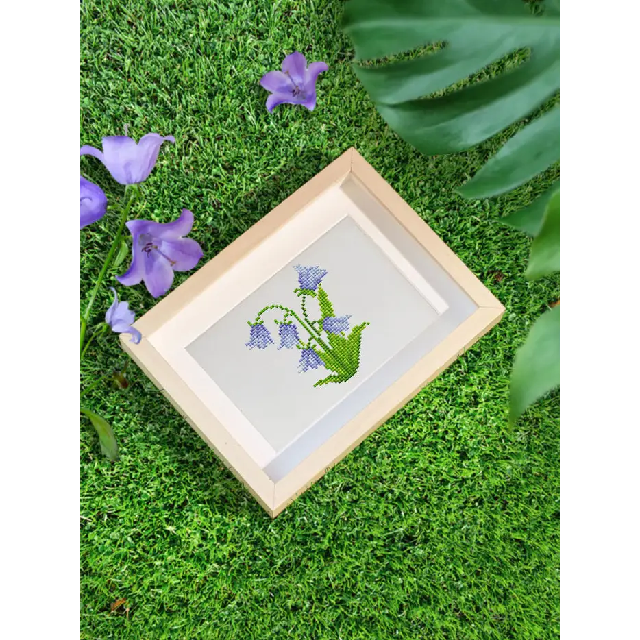 Set of 12 Flowers A - Mini Diamond Painting Kits - Mini Painting