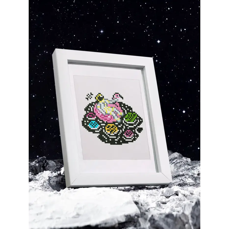 Set of 12 Space Creations - Mini Diamond Painting Kits - Mini Painting