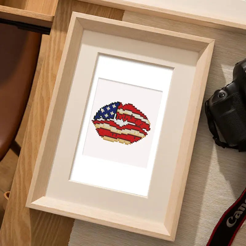 Set of 12 USA - Mini Diamond Painting Kits - Mini Painting