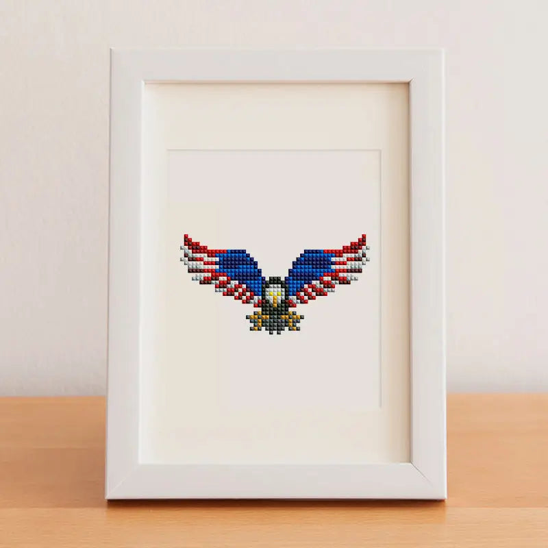 Set of 12 USA - Mini Diamond Painting Kits - Mini Painting