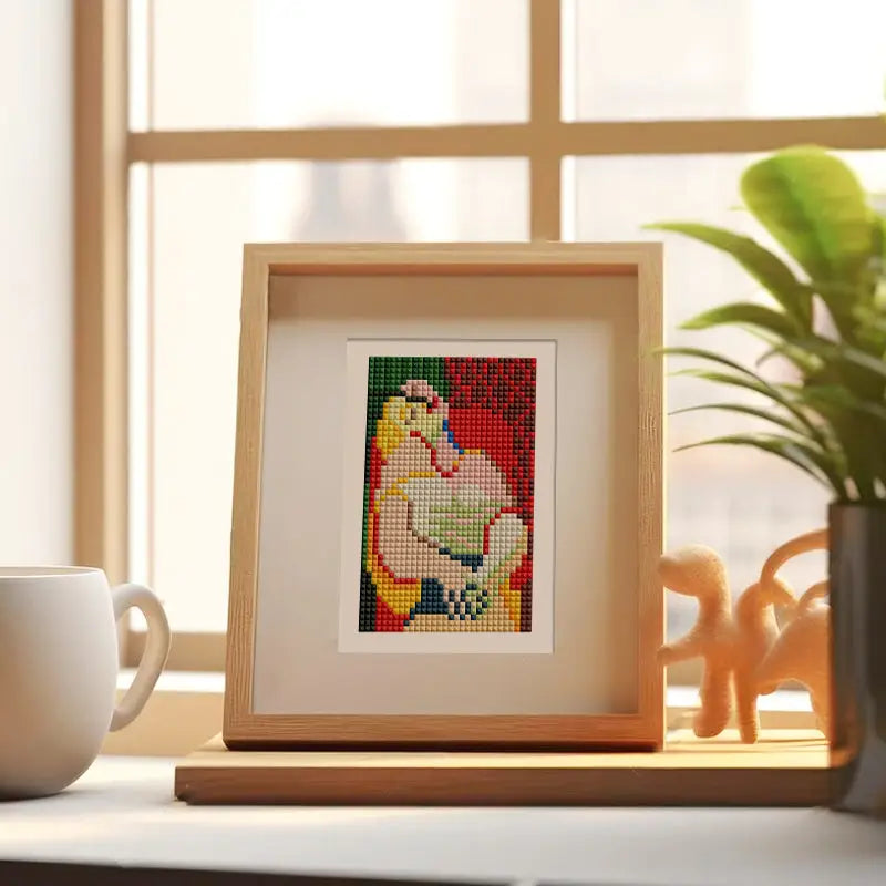Set of 2 Cube and Woman - Mini Diamond Painting Kits - Mini Painting