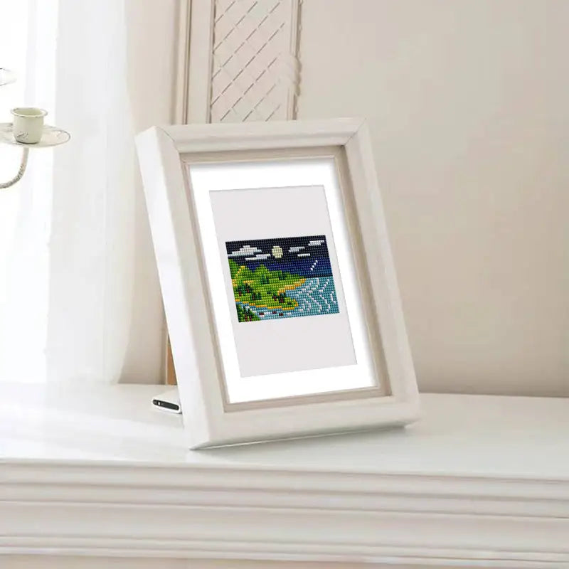 Set of 2 Night Painting - Mini Diamond Painting Kits - Mini Painting