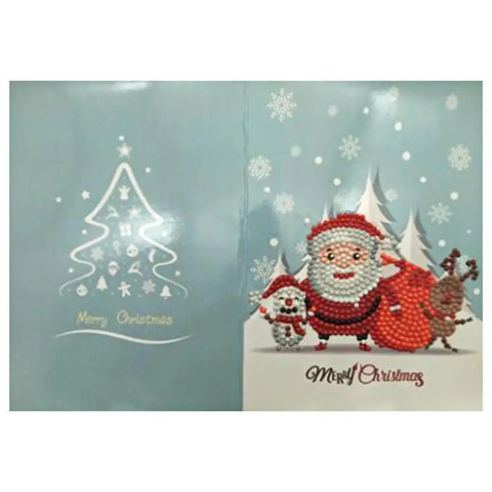 Set of 4 Christmas Greeting Cards Set B - Greeting Card