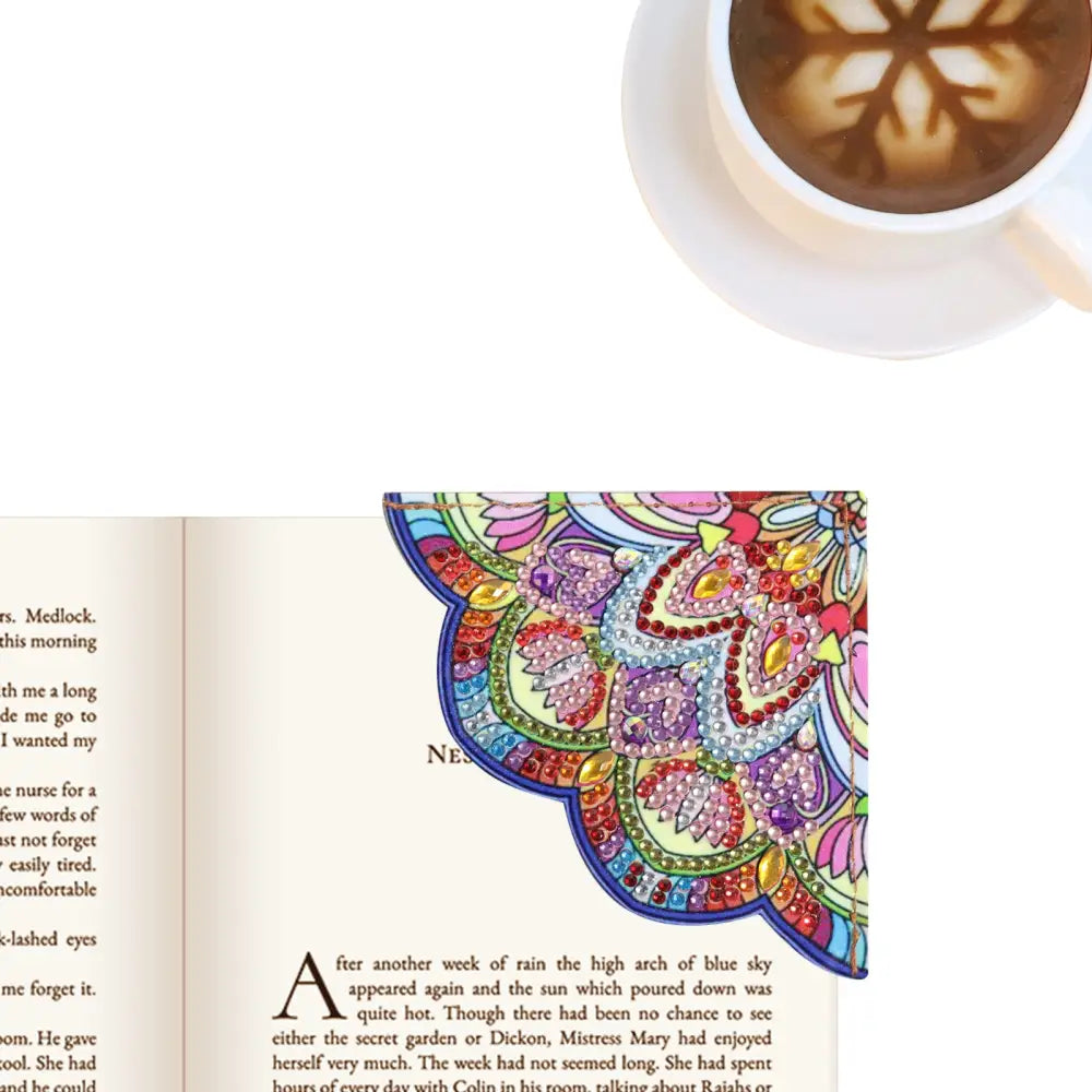 Set of 4 Diamonds - Diamond Painting Corner Bookmark - Bookmark