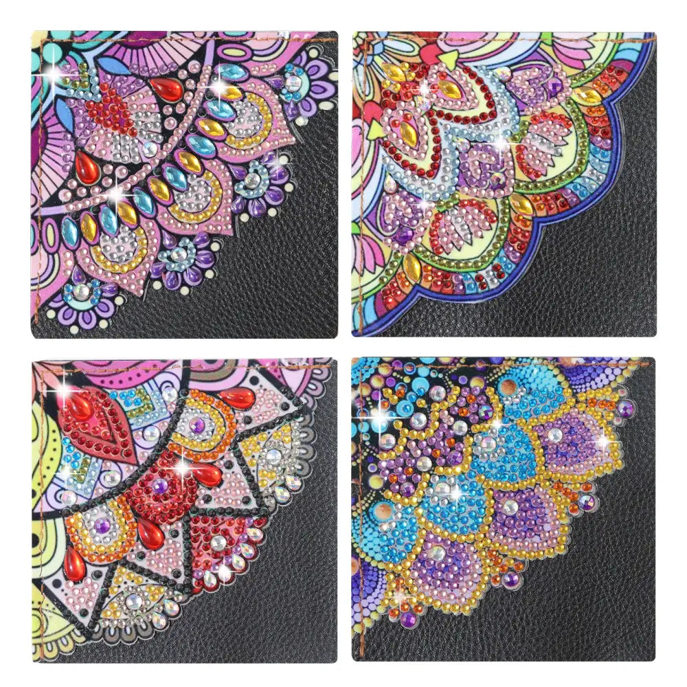 Set of 4 Diamonds - Diamond Painting Corner Bookmark - Bookmark