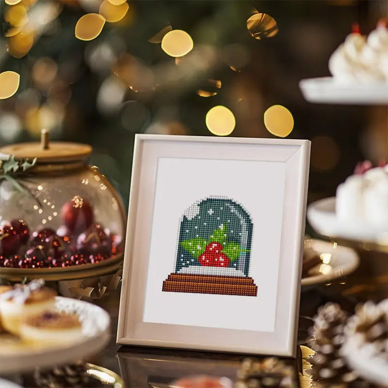 Set of 6 Christmas Items - Mini Diamond Painting Kits - Mini Painting