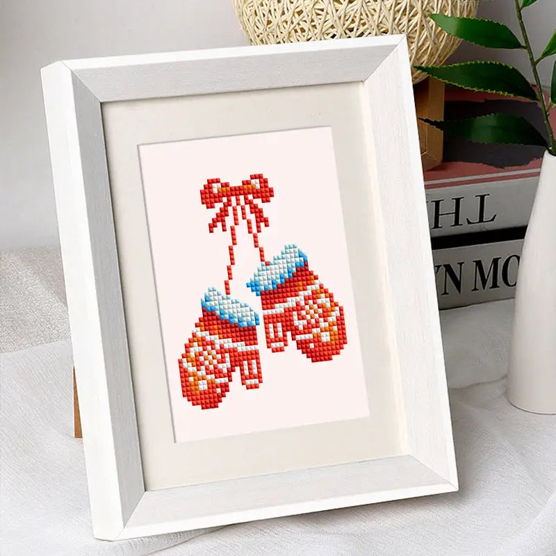 Set of 6 Christmas Items - Mini Diamond Painting Kits - Mini Painting