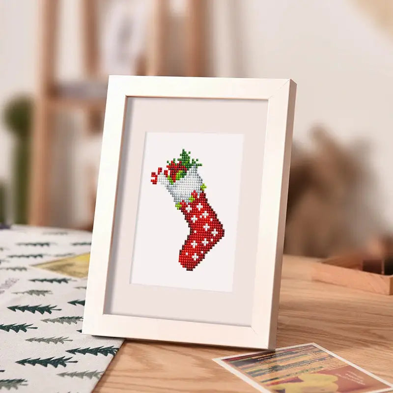 Set of 6 Christmas Items - Mini Diamond Painting Kits - Mini Painting