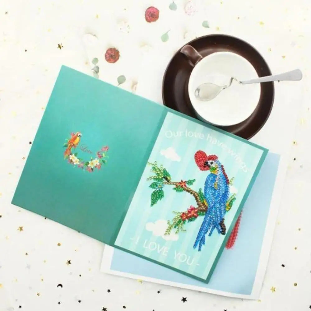 Set of 6 Greeting Cards - Diamond Painting Cross Stitch