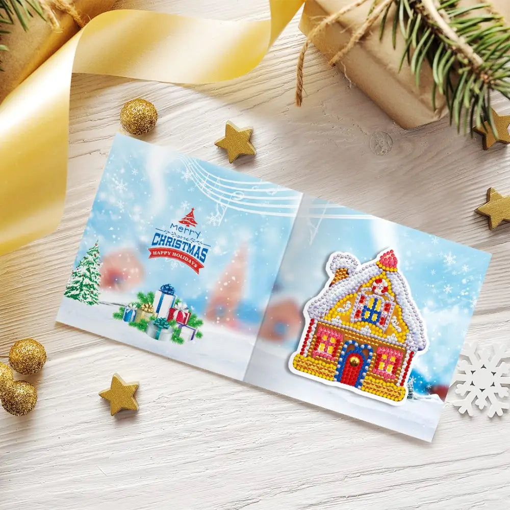 Set of 8 Christmas Greeting Cards Set E - Greeting Card