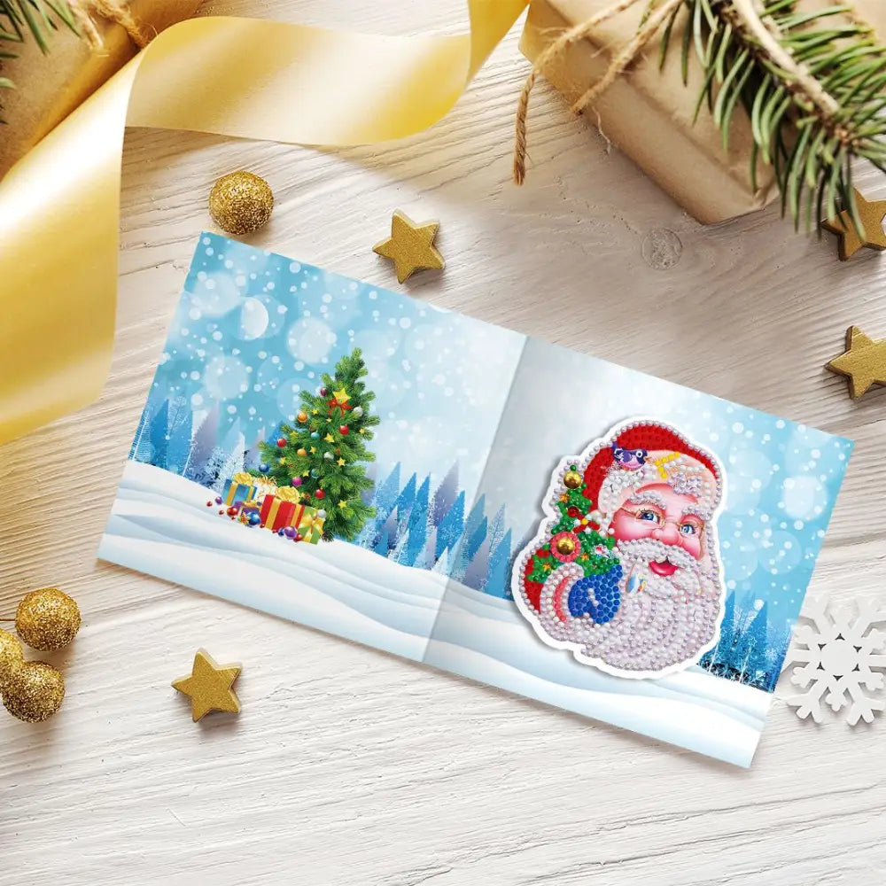 Set of 8 Christmas Greeting Cards Set E - Greeting Card