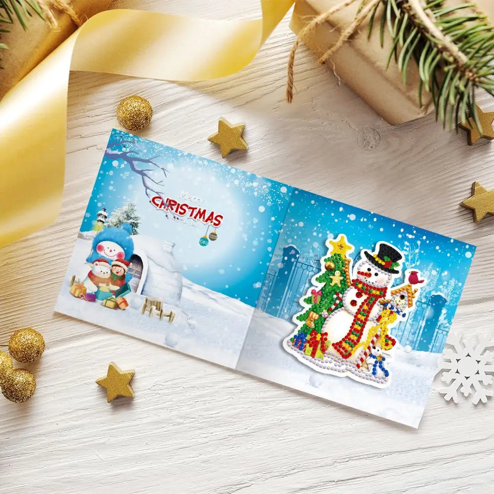 Set of 8 Christmas Greeting Cards Set E - Greeting Card