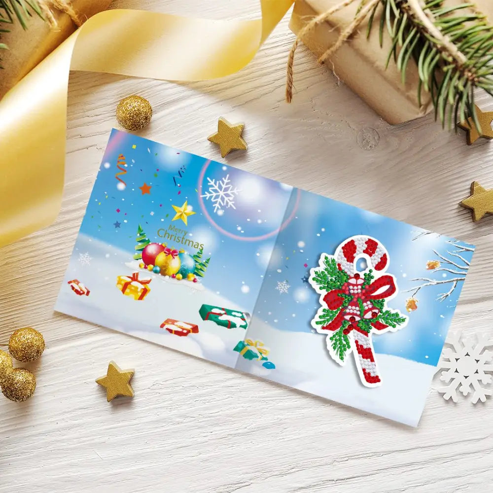 Set of 8 Christmas Greeting Cards Set E - Greeting Card