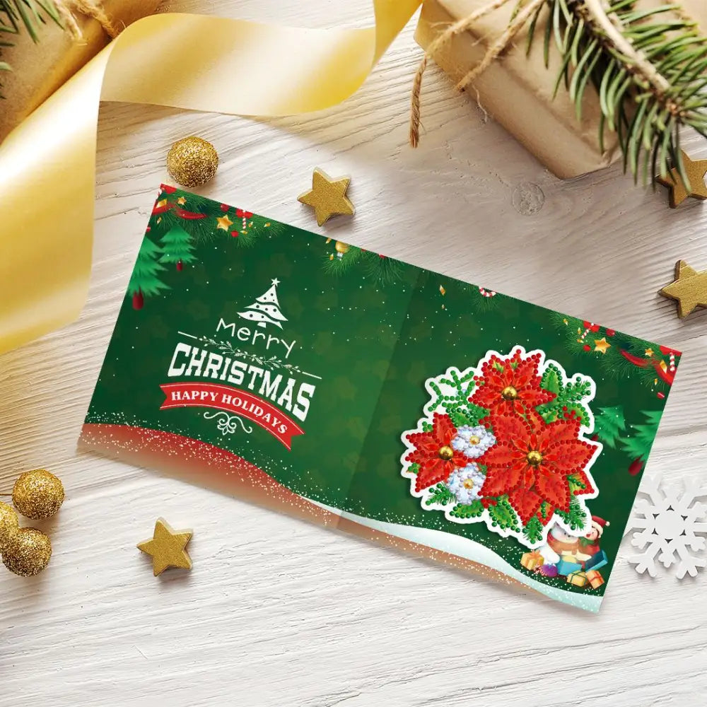 Set of 8 Christmas Greeting Cards Set E - Greeting Card