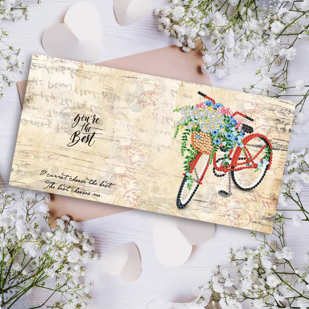 Set of 8 Flowers Greeting Cards Set A - Greeting Card