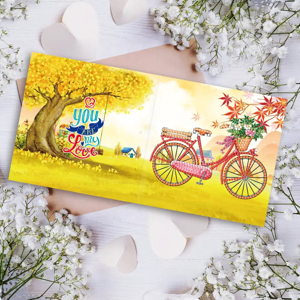 Set of 8 Flowers Greeting Cards Set A - Greeting Card