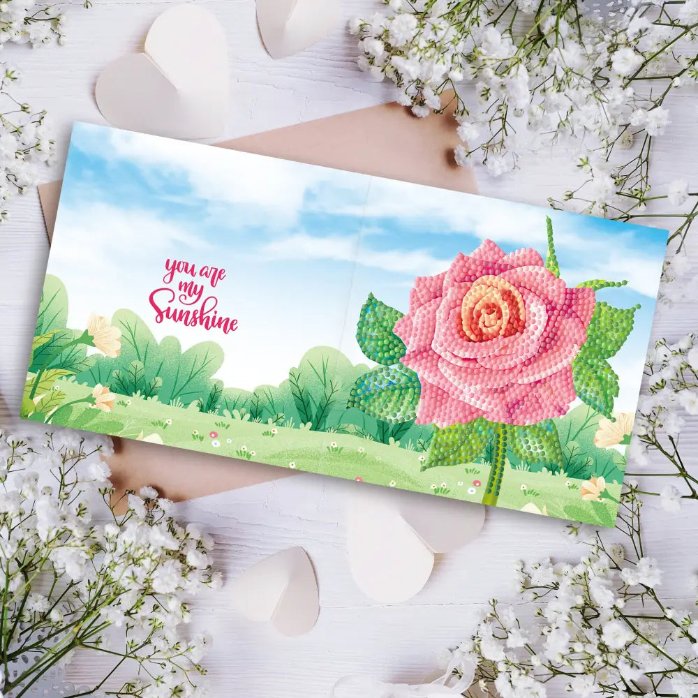 Set of 8 Flowers Greeting Cards Set A - Greeting Card