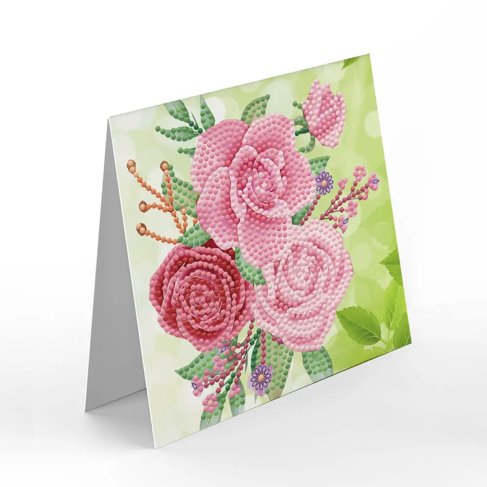 Set of 8 Flowers Greeting Cards Set A - Greeting Card