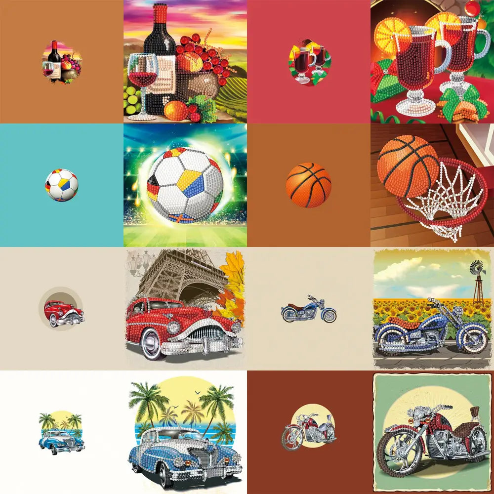 Set of 8 For the Boys Greeting Cards - Greeting Card