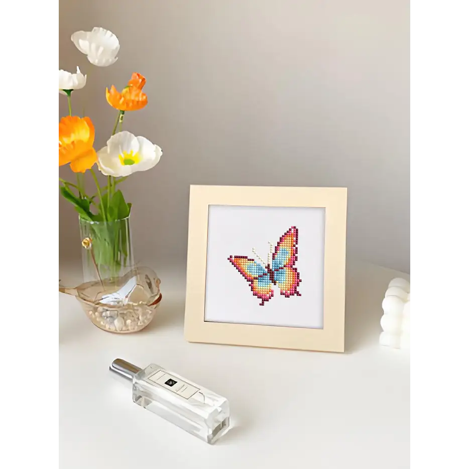 Set of 9 Butterflies - Mini Diamond Painting Kits - Mini Painting