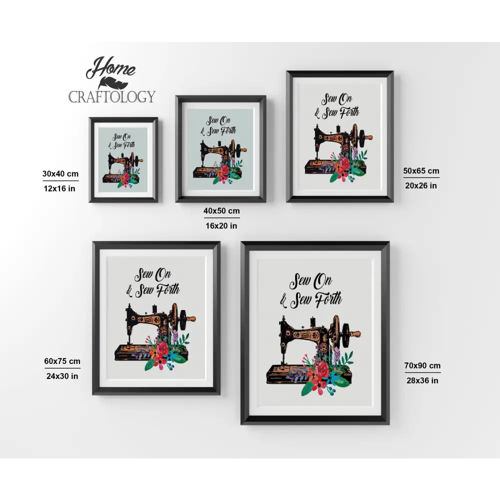 Sew On & Sew Forth - Premium Diamond Painting Kit - Diamond Painting Kit