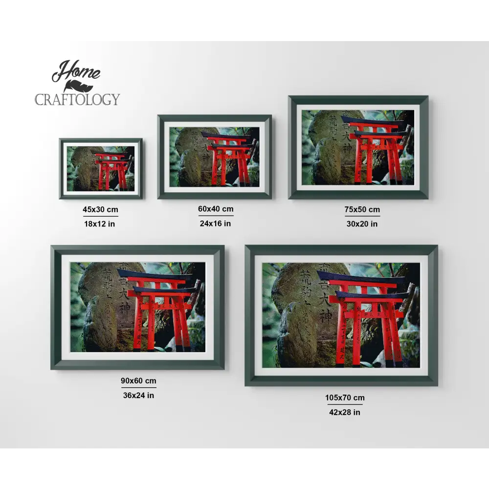 Shinto Shrine - Premium Diamond Painting Kit - Diamond Painting Kit