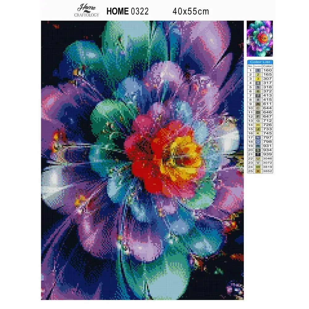 Shiny Flower - Premium Diamond Painting Kit - Diamond Painting Kit