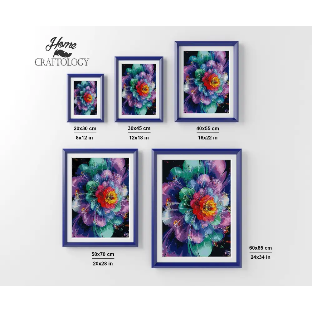 Shiny Flower - Premium Diamond Painting Kit - Diamond Painting Kit
