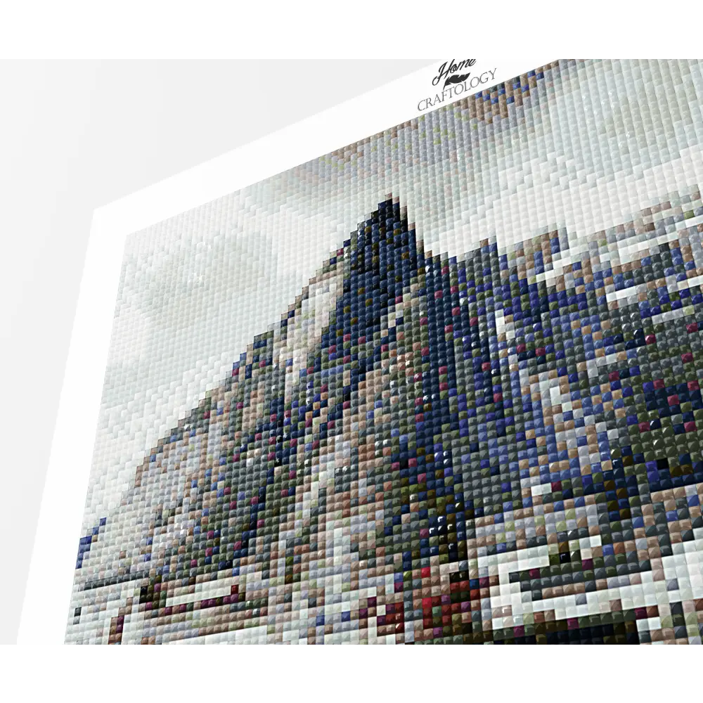 Ships at Fjord - Premium Diamond Painting Kit - Diamond Painting Kit