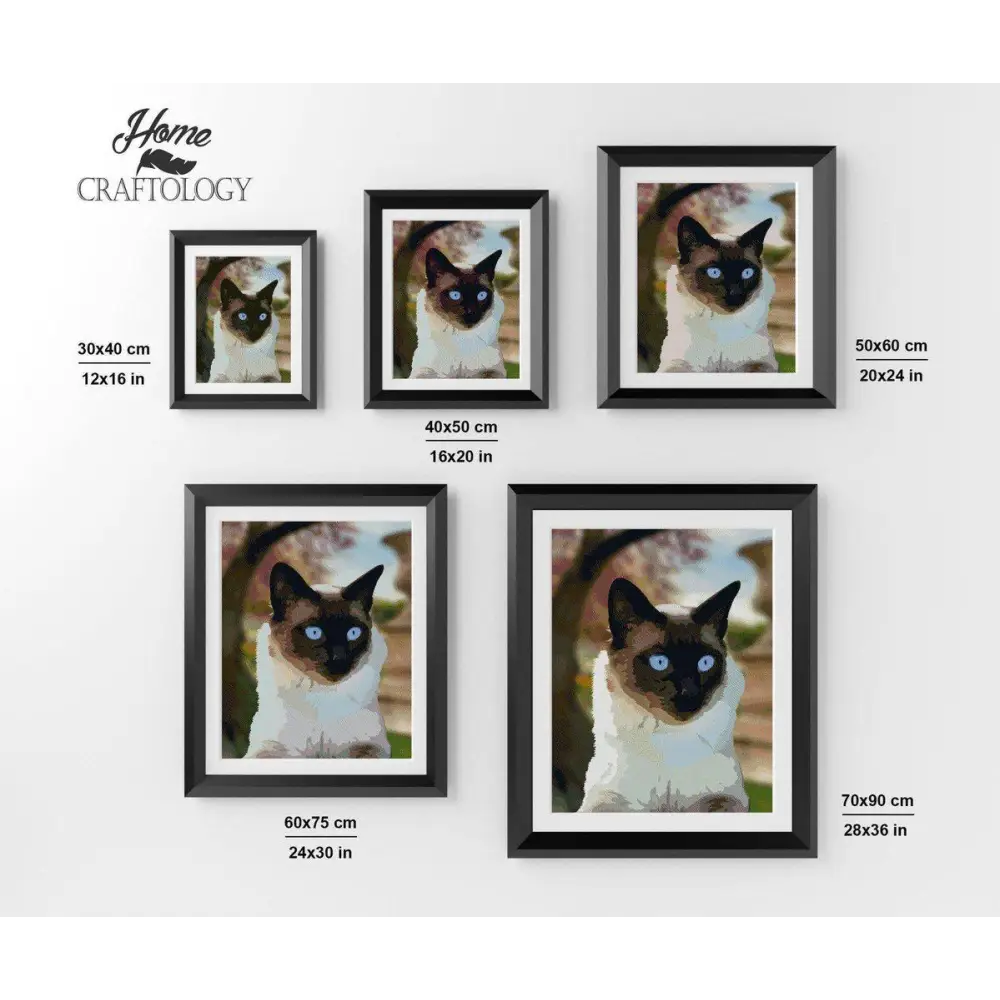 Siamese - Diamond Painting Kit - Home Craftology